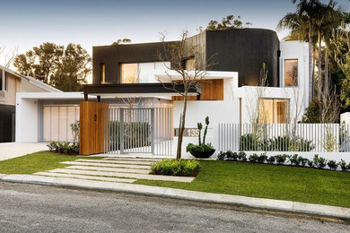 Inspiration for a contemporary home design remodel in Perth