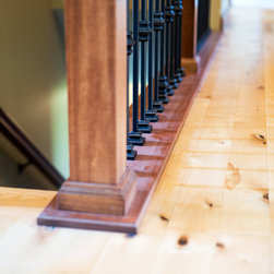 Hardwood flooring is 3 1/2" Solid Birch - Hardwood Flooring