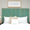Handcrafted Headboard, Leaner Style, Northern Green, Twin