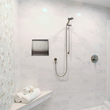 Stunning Modern Stainless Steel Shower Niche by ALFI brand