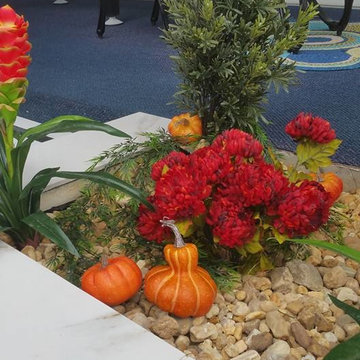 Seasonal Artificial Outdoor Floral Arrangements
