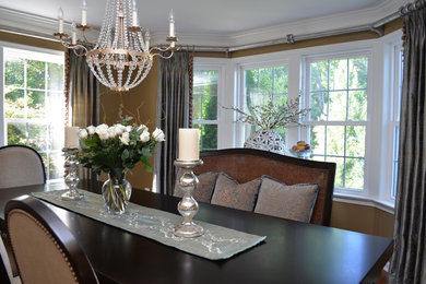 Inspiration for a transitional dining room remodel in Baltimore