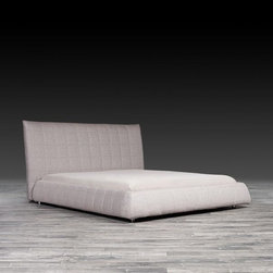 KATARINA GRAY STYLISH BED - Beds