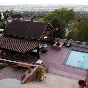 Mountain Resort Style Living in the Backyard