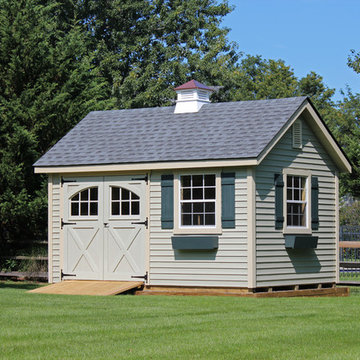 10'x14' Traditional Vinyl Garden Shed