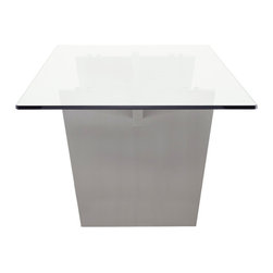 Nuevo - Clear & Graphite / Large - Dining Tables