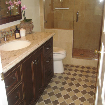 Mediterranean inspired bathroom