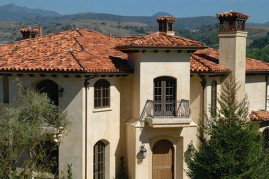 Inspiration for a mediterranean exterior home remodel in San Francisco