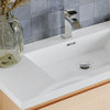 Beacon Bath Vanity, White Oak, 42", Single Sink, Wall Mount