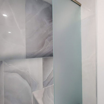Frosted Shower Enclosure