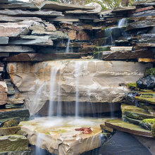landscape waterfalls