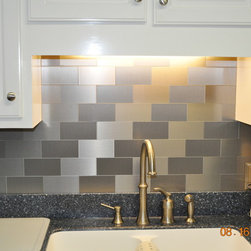 Aspect 3x6 Metal in Brushed Champagne - Home Decor
