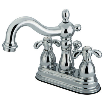 Kingston Brass KS160.TX French Country 1.2 GPM Centerset Bathroom - Polished