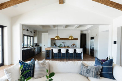 Inspiration for a transitional living room remodel in Phoenix