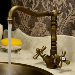 Antique Brass Brushed Rotatable Kitchen/Bathroom Sink Faucet TA2792 - Kitchen Faucets