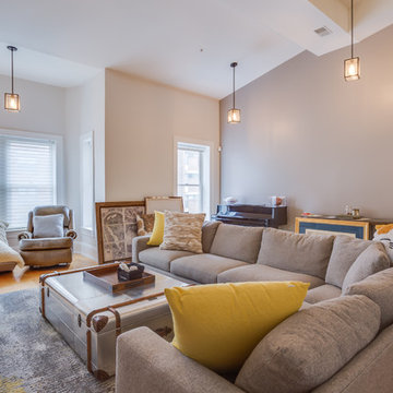 Two Level Condo Renovation with Roof Deck