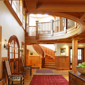 Woodland Point Entry Hall and Staircase