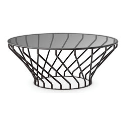 Velletri Black 92cm HLP Indoor Outdoor Coffee Table by Glid Studio for Huset - Coffee Tables