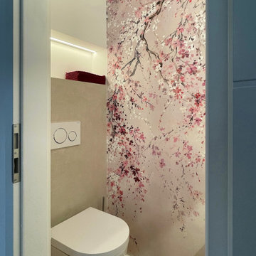 WC mit Kirschblüten - WC