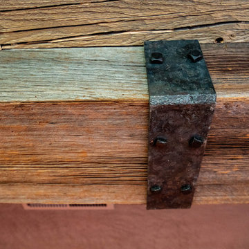 Natural Haven - Basement Bar Beam Detail