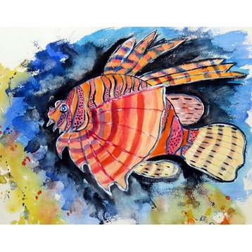 Betsy's Lion Fish Door Mat 30x50