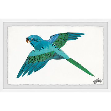 "ABC Bird" Framed Painting Print, 12"x8"