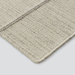 Copeland Quinn Cozy Wool Flatweave Rug, Indigo - Area Rugs