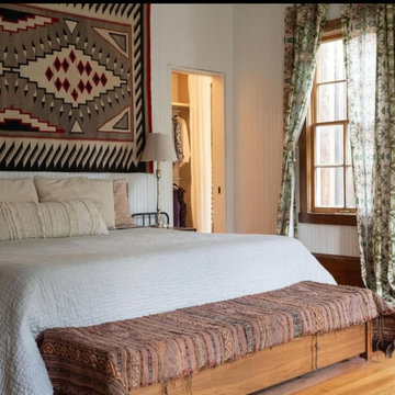 Eclectic Cabin Bedroom