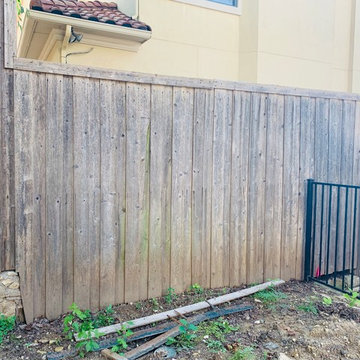 Solid color fence, Progroup Construction