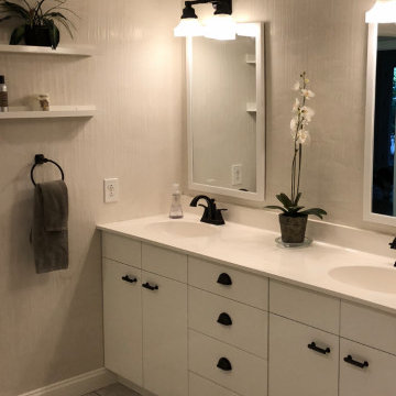 Bamboo Style Venetian Plaster Bathroom