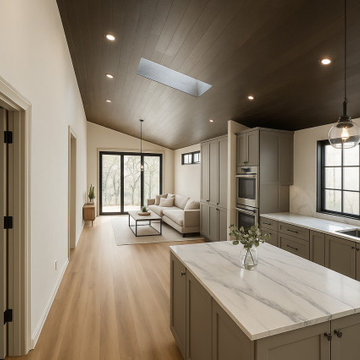 Galley Kitchen Remodel with Open Living Area - Lafayette, CA
