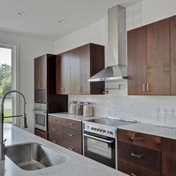 ATX Modern home - Reclaimed Ivory White Oak