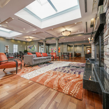 A Reception Room in a Funeral Home