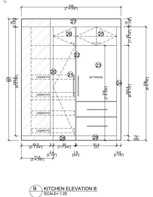 Help with Kitchen Elevation Plans