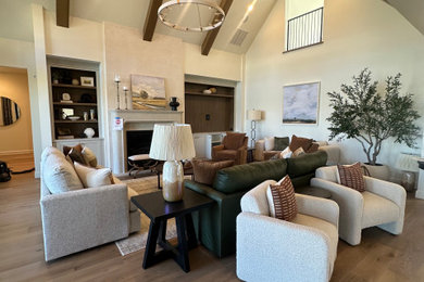 Inspiration for a transitional living room remodel in Boise