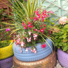 Recycled Garden Borders