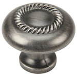Cosmas - Cosmas 228AS Antique Silver Rope Design 1-1/4&rdquo; Cabinet Knob - Manufacturer: Cosmas