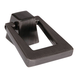 1 5/6" Pendant Knob Blackrock Gunmetal BP55274GM - Cabinet And Drawer Knobs