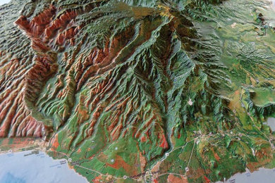 Kauai, Hawaii – 3D Wall Map