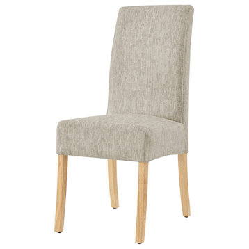 Valencia Dining Side Chair, Pasadena Beige, Fabric