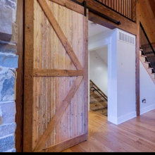 Bi-fold doors for entry