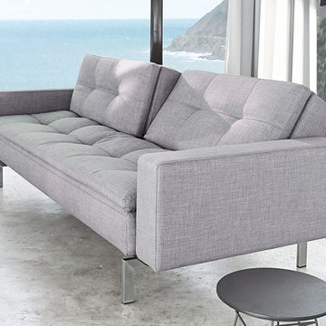 Innovation USA | Dublexo Deluxe Begum Gray Sofa Bed | Arms -$1750.52