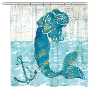 Mermaid of the Sea Shower Curtain