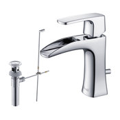 RIVUSS Carrión FBS-300 - Lead-Free Solid Brass Single-lever Bathroom Faucet, Chr