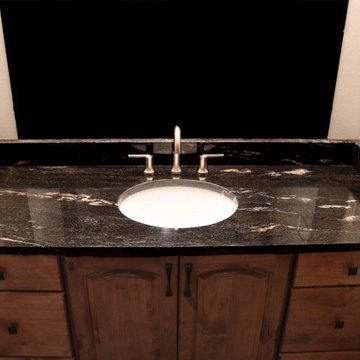 Industrial Style Guest Bathroom-Titanium