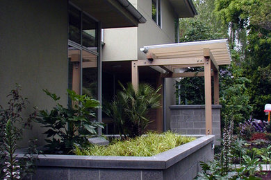 Contemporary exterior home idea in Seattle