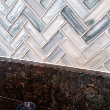 Seaglass Inspired Backsplash