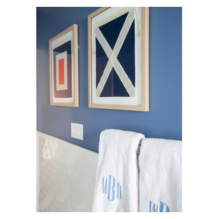 Blue & Marble Kids Bathroom - Traditional - Bathroom - Baltimore - by ...