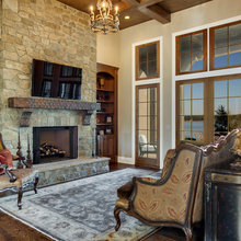 fireplace shelving