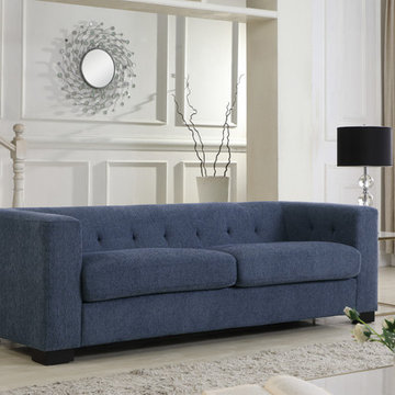 Chic Home Limoges Sofa, Blue